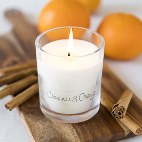 Hand made in Melbourne - the orange and mandarin base is spiced with cinnamon and a hint of ginger for a warm wintry scent.